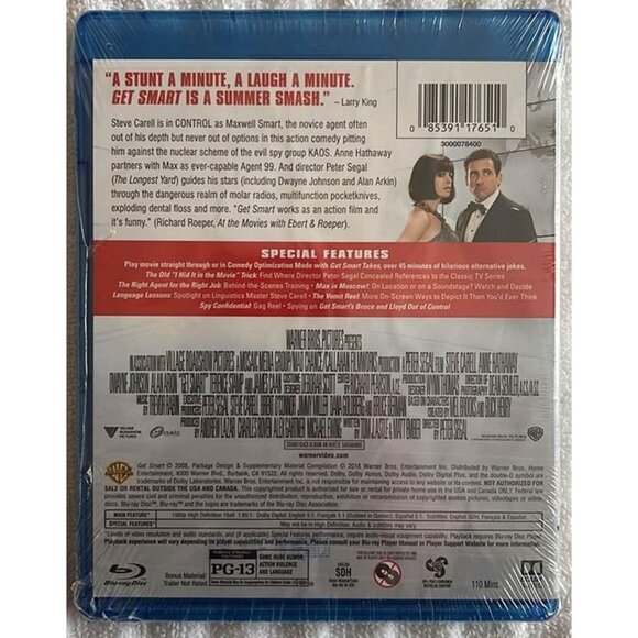 Get Smart (Blu-ray) - New - Steve Carell, Anne Hathaway - Picture 2 of 2
